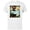 White, variant on Escape from the Planet of the Apes 1971 Dr Zira Movie Poster - Short Sleeve Cotton T-Shirt for Adults - Customized-Black