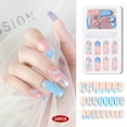 thumbnail image 1 of Offres jusqu'à 70 % de Rabais Ongles Longue Tenue French Ongles Pointus Fleur Patch d'Ongle Portable, 1 of 2