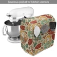 thumbnail image 2 of Floral Stand Mixer Cover, Pattern with Young Girls with Cats and Birds Poppies Leaves Rowan Berries Art, Kitchen Appliance Organizer Bag Cover with Pockets, 5 Quarts, Multicolor, by Ambesonne, 2 of 4