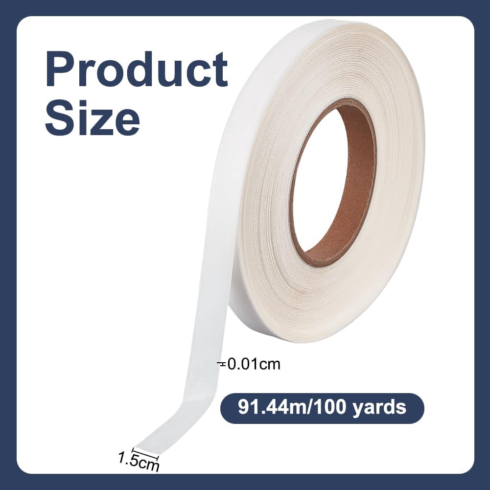 100 yard TPU Adhesive Tape Floral White 20x0.1mm Plastic