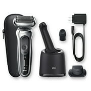 Braun Series 7 7071cc Flex Electric Razor for Men with SmartCare Center, Precision Trimmer, Wet & Dry, Rechargeable, Cordless Foil Shaver, Silver