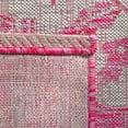thumbnail image 4 of SAFAVIEH Courtyard Euclid Vintage Indoor/Outdoor Area Rug, 2'7" x 5', Fuchsia/Grey, 4 of 7