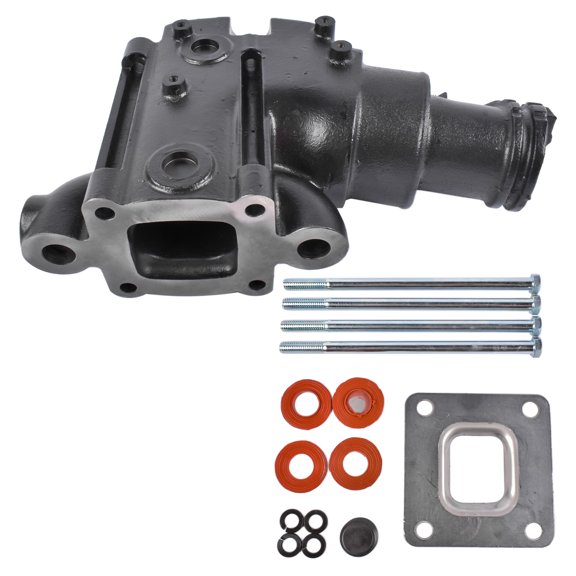 Mustrod 864591T02 14 Degree Dry Joint Exhaust Elbow Riser for Mercruiser GM V6 & V8 2004- MC20-44354