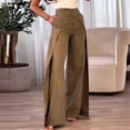 thumbnail image 2 of European And American Cross-design Casual Wide-leg Pants, 2 of 3