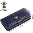 thumbnail image 3 of LAICAIW Women's Wallet Genuine Leather RFID Blocking Large Capacity Trifold Ladies Wallet, 3 of 6