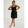 thumbnail image 2 of Joyspun Women's Cotton Blend Pleated Sleep Chemise with Pockets, Sizes S to 3X, 2 of 5