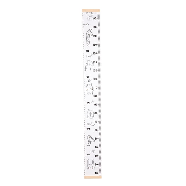Tabla de crecimiento del bebé para entregar la regla Decoración de la pared para niños Calcomanías de altura extraíbles impermeables para medir Advancent JJ23916-01