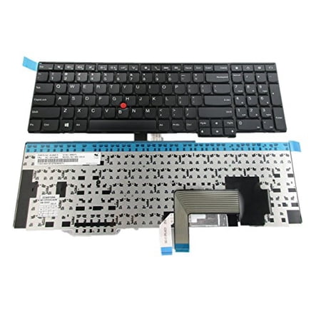 Sunmall New Laptop Keyboard Replacement With Frame And Pointer Compatible With Ibm Lenovo Thinkpad Edge E531 W540 W541 W550 W550s T540 T540p T550 Series Fit P N 0c 04y2465 Black Us Layout