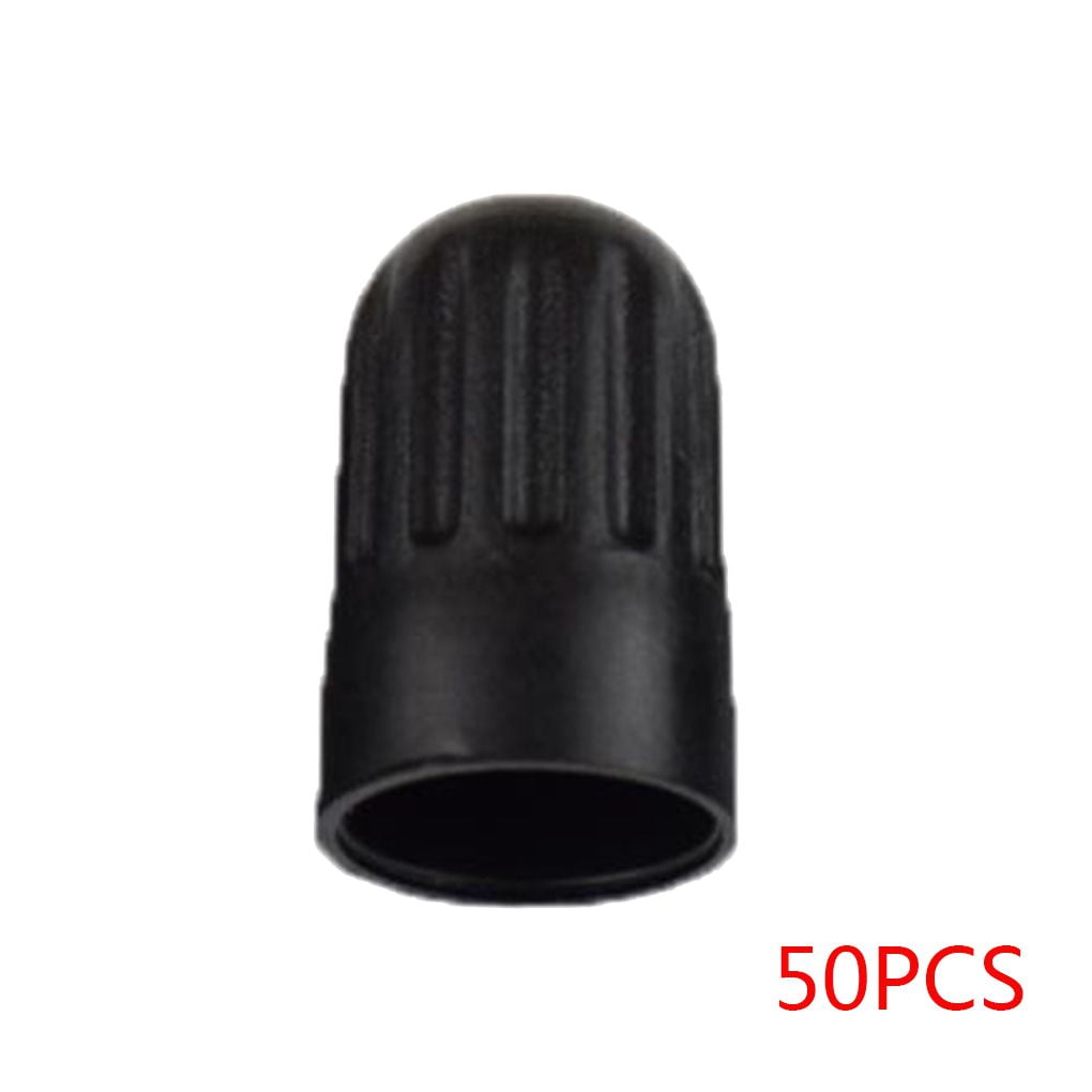 50pcs Motorcycle Tire Wheel Long Plastic Air Valve Stem Caps Cover