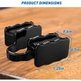 thumbnail image 5 of NAISI Protective Unisex Adult Sport Mouth Guard with Storage Box, Black, 2 Count, 5 of 7