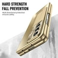 thumbnail image 4 of Allytech Galaxy Z Fold3 Case with Build-in Screen Protector, Stand Full Body Protective Bumper Anti-Scratch Camera Lens Protector Phone Case for Samsung Galaxy Z Fold3 - Gold, 4 of 7