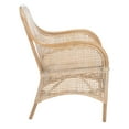 thumbnail image 3 of SAFAVIEH Charlie Rattan Club Chair w/ Cushion, Grey White Wash, 3 of 7