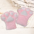 thumbnail image 4 of Guantes de medio dedo Yuyangstore Franela Rosa Fiesta Día de San Valentín Navidad Mamá, 4 of 8