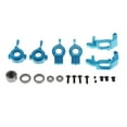 thumbnail image 2 of 1/10 Aluminum Steering Hub Mount Upgrade Parts for HSP RC Car - Blue, 2 of 8