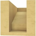 thumbnail image 4 of 4"W x 8"D x 4"H Wide Clemmons Rough Cedar Woodgrain TimberThane Corbel, Primed Tan, 4 of 6