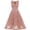 Pink, variant on Vedolay Elegant Dresses For Women Women's Vintage Half Sleeve O-Neck Contrast Formal Pockets Party Swing Dress,Pink S