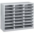 thumbnail image 2 of Fellowes® Literature Organizer, 24 Compartments, 23 7/16"H x 29 7/16"W x 11 7/8"D, Dove Gray, 2 of 2