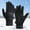 Black-2, variant on Men Screen Touch Gloves Waterproof Outdoor Gloves Anti-Slip Gloves Outdoor Gloves with Zipper Pocket Blue L