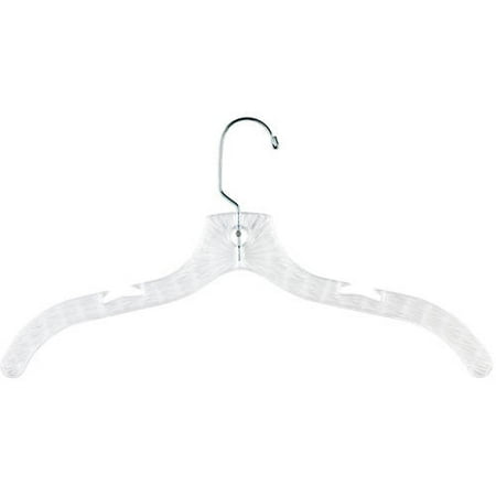 Honey Can Do Crystal Cut Dress Clothes Hangers, Clear (Pack of