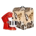 thumbnail image 4 of FOR U DESIGNS Butterfly Sunflower Leopard Stand Mixer Cover compatible with Kitchen Aid Mixer Stain Resistant Protective Stand Mixer Covers Case with Top Handle and Pocket - L, 4 of 8