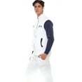 thumbnail image 6 of X-2 Men's Athletic Tracksuits 2 Pieces Set workout Warm up Suit Full Zip Jogging Running Sweatsuit White-navy XL, 6 of 6
