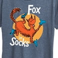 thumbnail image 3 of Dr. Seuss - Fox In Socks Jumping - Women's Raglan Graphic T-Shirt, 3 of 6