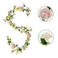 thumbnail image 2 of Coofit Wedding Artificial Plant Decorative: Hanging Vine Fake Floral Swag Window Wreath, 2 of 4