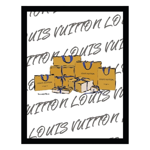 Fashion Designer Glam Bags - Framed Print