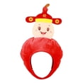 thumbnail image 1 of Sombrero de Peluche de Calabaza Del Dios de La , Bonito Accesorio para Disfrazarse de Fiesta de año , Cosplay., 1 of 8