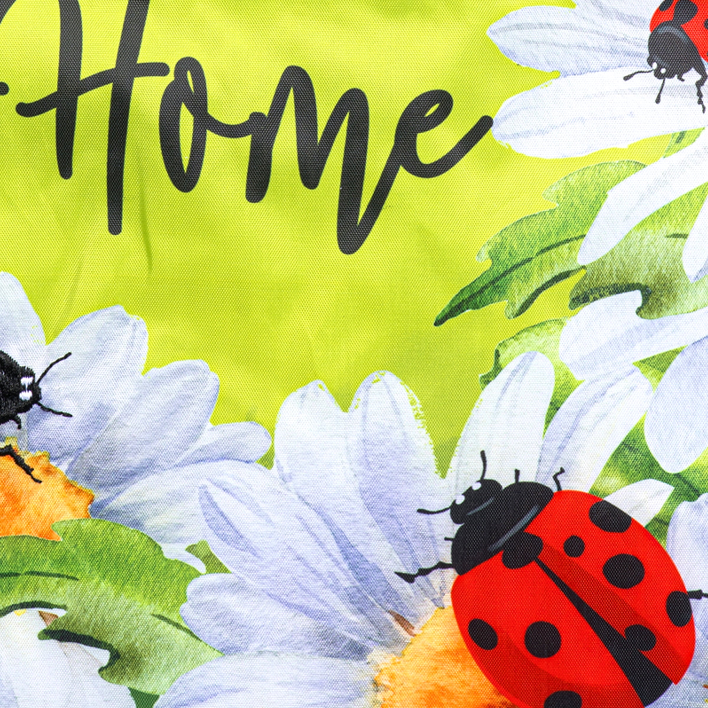 Meadow Creek 11.5" x 18" Spring Ladybug Outdoor Yard Flag