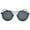 Black/Smoke, variant on Unisex Classic Metal Sunglasses Polarized Color Lens Aviator Glasses