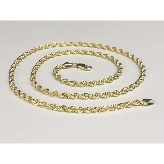 14K Gold 3mm Rope Chain