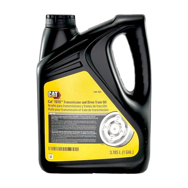 Cat 248-7521 SAE 30 Transmission and Drive Train Oil (Case of 4