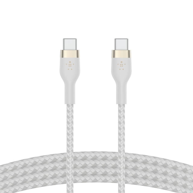 Cable Pro Flex Usb-C A Usb-C 60W Blanco 2M negro