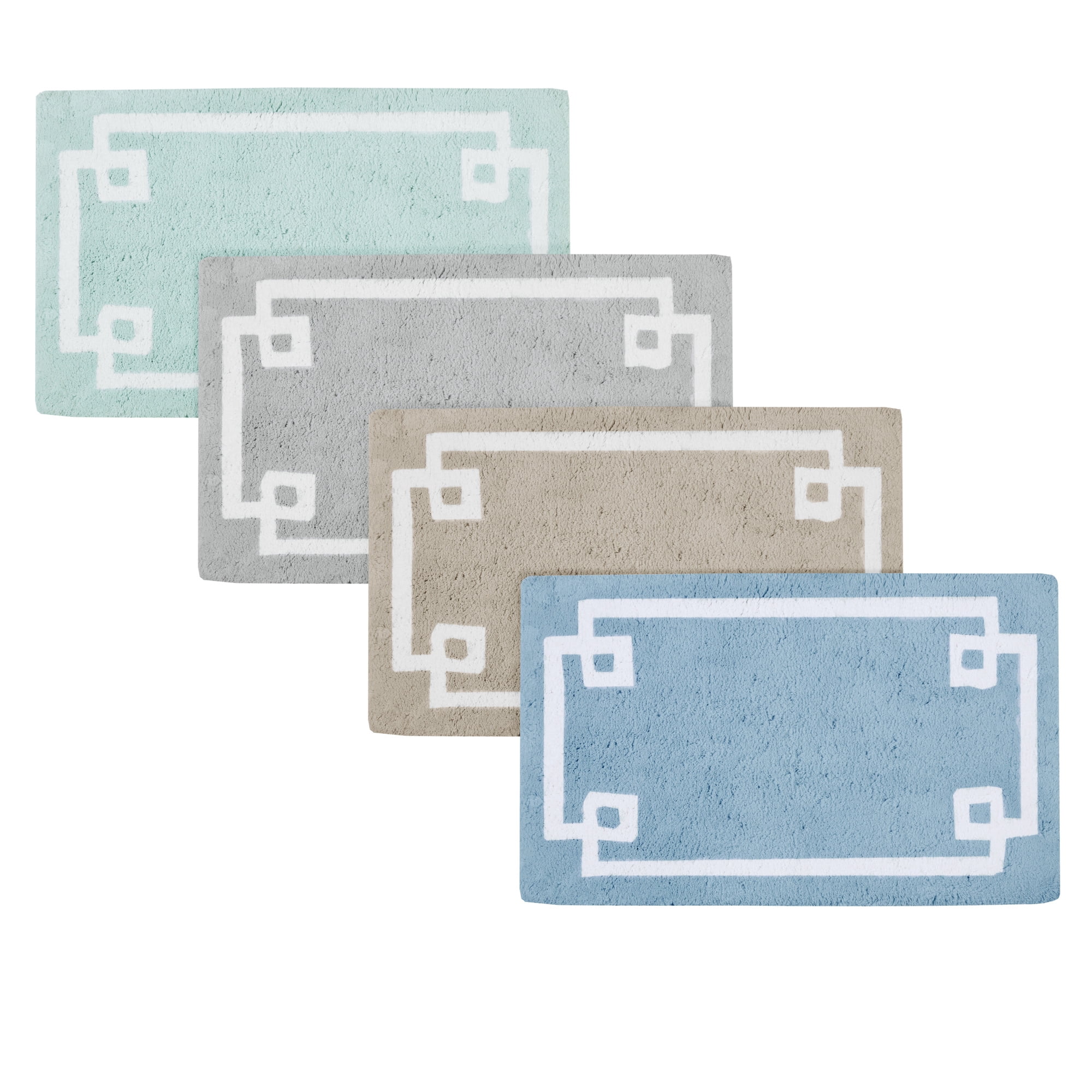 Madison Park Evan 24x72" Cotton Tufted Bath Rug - Taupe