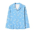 thumbnail image 5 of Jamicy Loungewear Sets Woman Gifts for Women Fashion Women's Printed Pajamas Set Long Sleeve Sleepwear Womens Button Down Nightwear Pajama Sets, 5 of 6