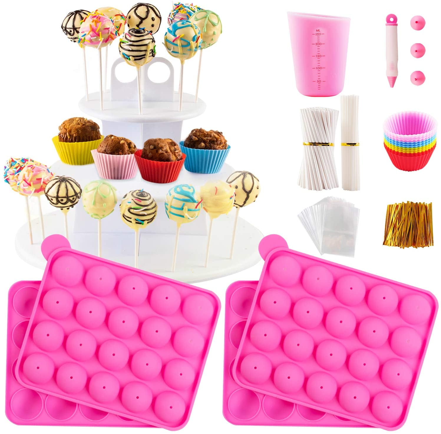 Coloured Plastic Lolly Sticks For Lollipops Cake and Ice Pops Kids Craft & Model 