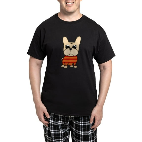 CafePress - Fbtooncreamshirtgirl Pajamas - Men's Dark Loose Fit Cotton Pajama Set
