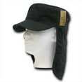thumbnail image 1 of Rapid Dominance 107-PL-BLK-07 Foreign Legion Flap Caps - Black- Large And Extra Large, 1 of 2