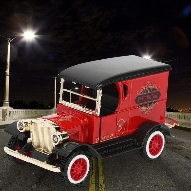Automóvil de tracción trasera, modelo de automóvil para niños a escala 1:32, modelo de automóvil que eleva su experiencia