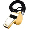 thumbnail image 1 of Whistles, Metal Sports Whistle With Lanyard, Metal Sports Whistles With Lanyard, For Sports, Basketb, 1 of 5