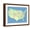 Brown Frame, variant on Art.com Usa Map With Names Of States And Cities Art Print by IndianSummer, 16" x 12"