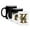 Multicolor, variant on 3drose, Celtic Ornamental Monogram K, 11oz Two-tone Blue Mug