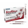 thumbnail image 1 of 100pcs Iodine Swabs Individually Wrapped Disposable, Iodophor Swabs Outdoor Supplies, Packaged Iodine Swabs_c*, 1 of 5
