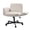 PU-Beige, variant on Waleaf Criss Cross Chair with Flip-Up Arms & Airbag Lumbar Support, Wide Seat Office Chair on Wheels, Black