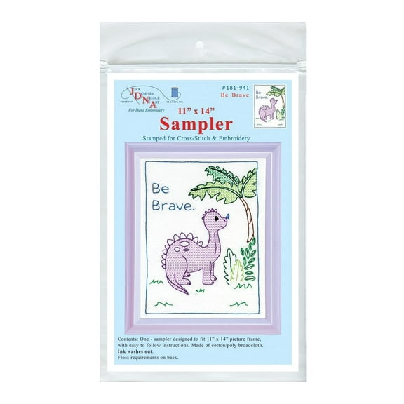 Jack Dempsey Needle Art Be Brave Sampler