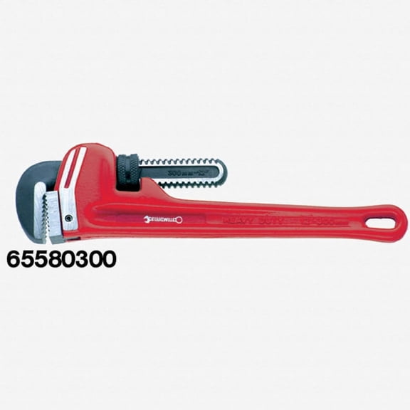 Stahlwille 6558 Heavy Duty pipe wrench 12"
