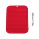 thumbnail image 3 of Alfombrilla de silicona para fregadero, utensilios de cocina impermeables antideslizantes ondulados para el hogar (rojo) Sywqhk Libre de BPA, 3 of 3