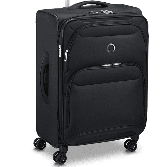 DELSEY PARIS Sky Max 2.0 24" Softside Spinner Luggage, Black