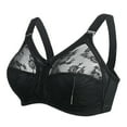 V Neck Bra, Women's Bra Without Underwire Padded Non Wired Bra Push Up